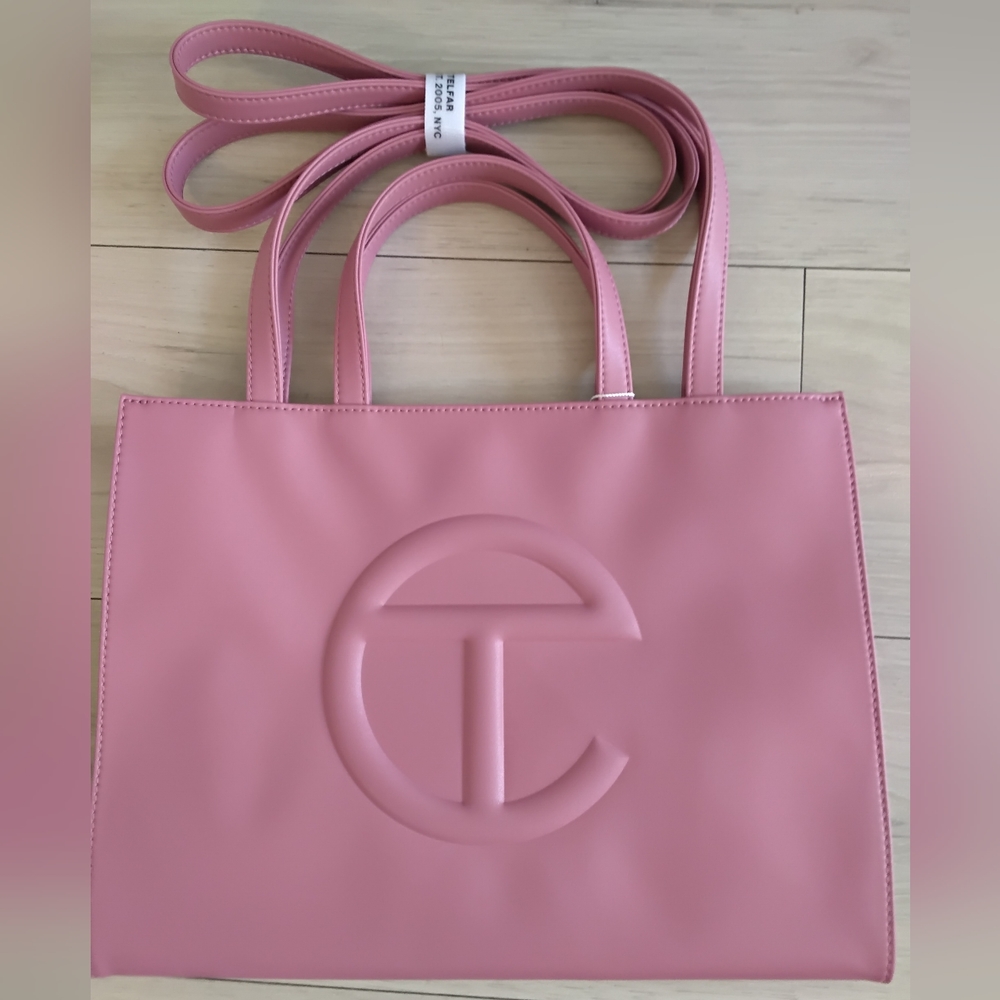 NWT TELFAR Medium Shopping Bag In CORNED BEEF